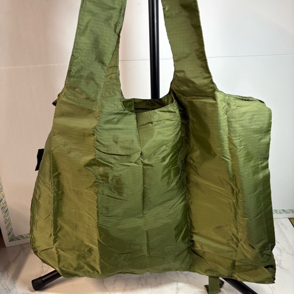 Envirosax Reusable Olive Green Tote Bag with Fish Graphic, NWOT - Picture 2 of 4